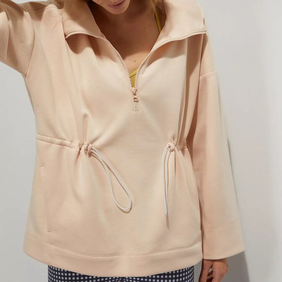 Anthropologie Tops - Saturday Sunday by Anthropologie Freesia Quarter Zip Pullover